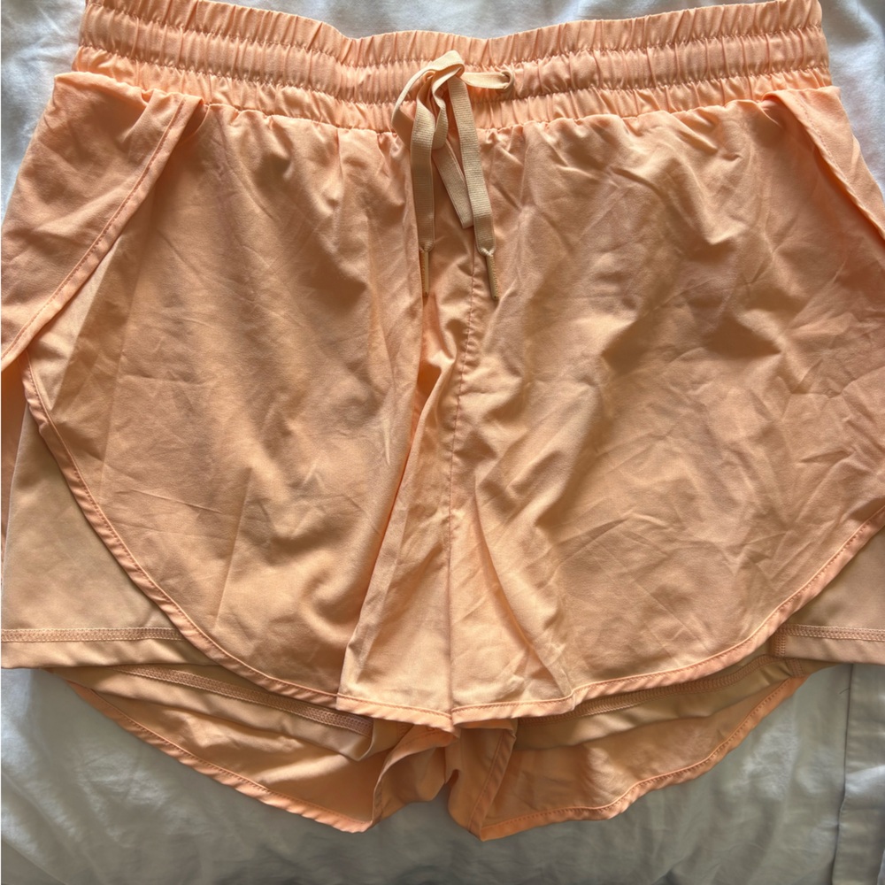 Buffbunny Lifesaver Peach Athletic Shorts View 4